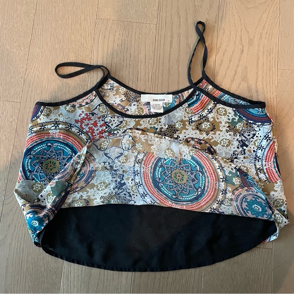 Sans Souci flowy crop top - Picture 2 of 4